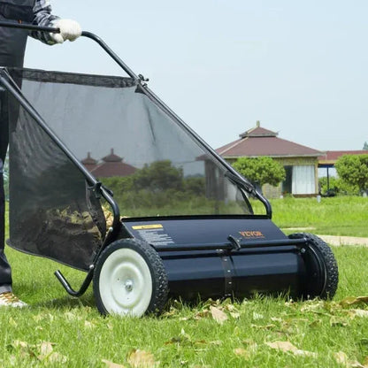 🍂 Tackle Leaves with Power – Push Sweeper That Lasts